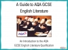 A Guide to the AQA GCSE English Literature Qualification Teaching Resources (slide 1/11)